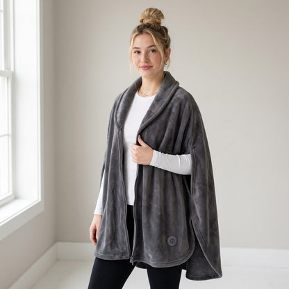 Poncho calefactable USB